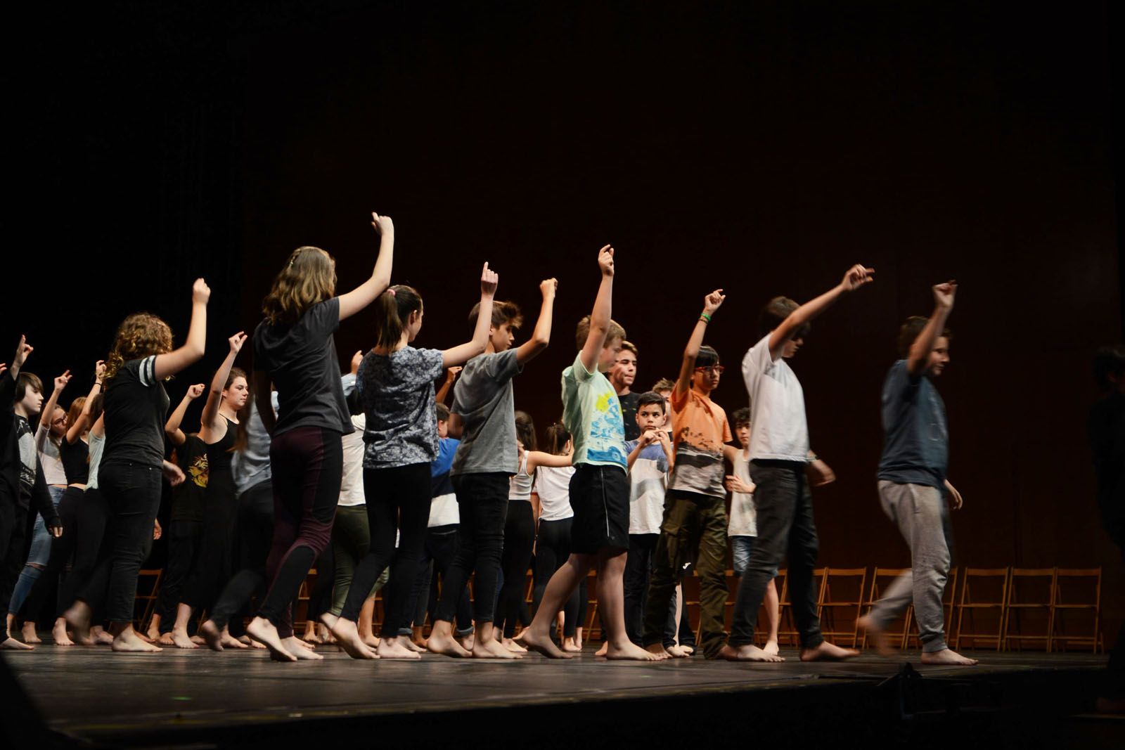 Han ballat els alumnes d'ESO de l'IES Arnau Cadell. FOTO: Silvia Polanco