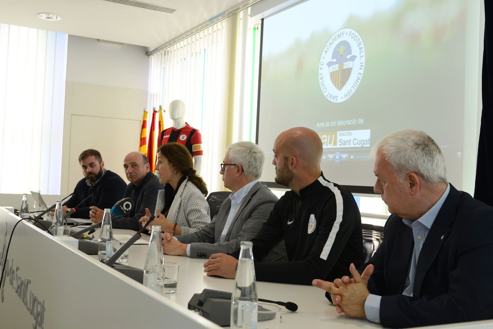 L'alcaldessa, Mercè Conesa, ha presidit la presentació del projecte. FOTO: Silvia Polanco. L'alcaldessa, Mercè Conesa, ha presidit la presentació del projecte. FOTO: Silvia Polanco.