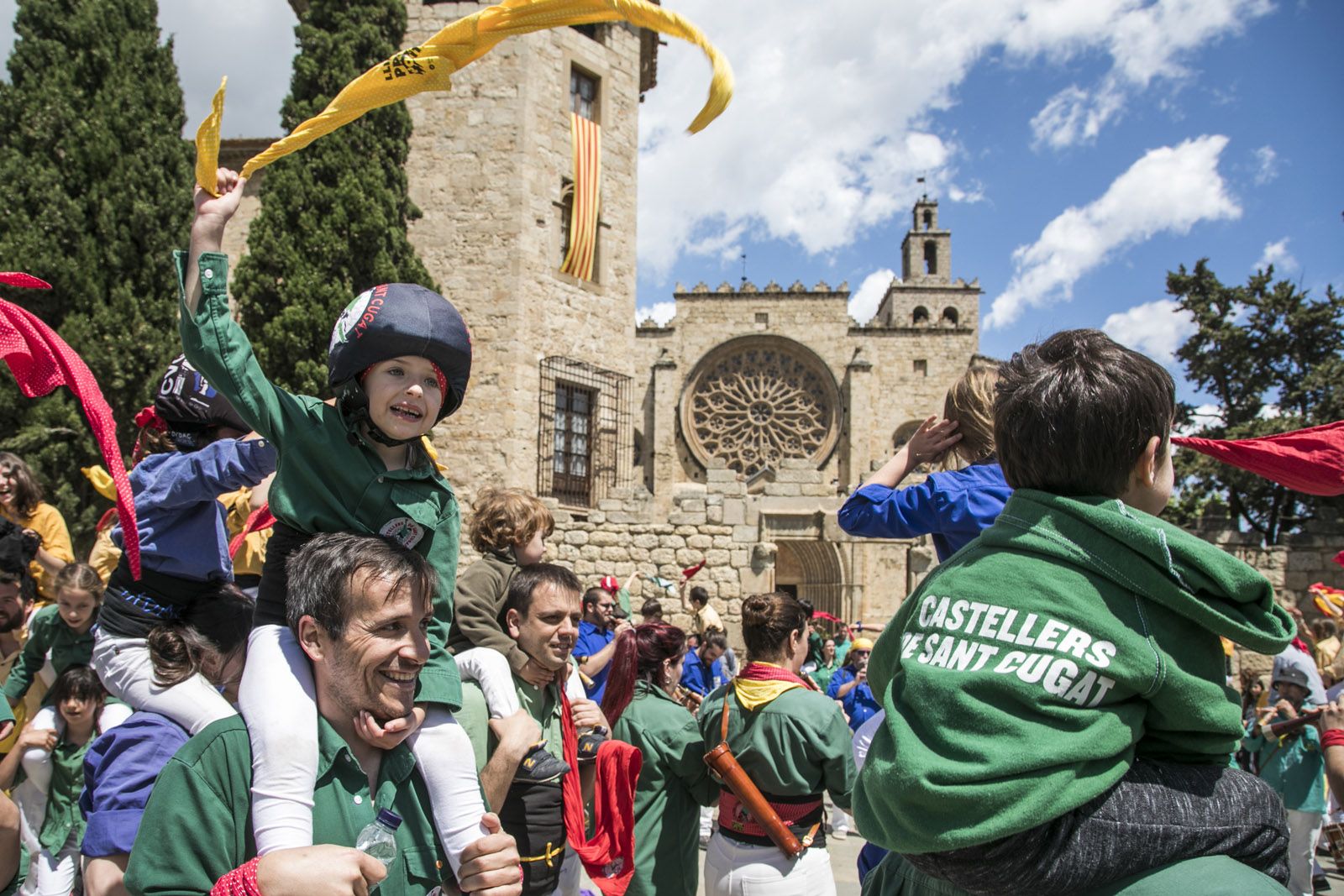 L'actuaci&oacute; s'ha fet a la pla&ccedil;a d'Octavi&agrave;. FOTO: Lali Puig