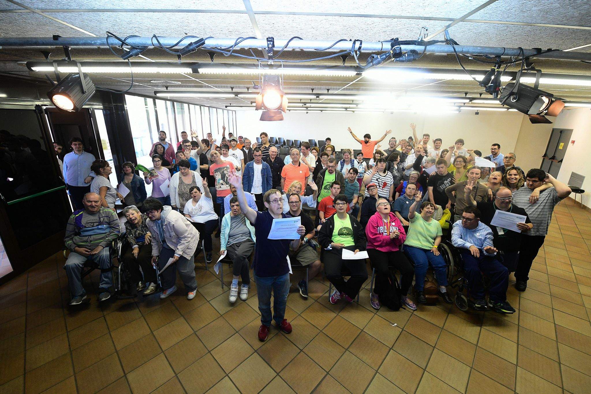 Foto de família dels participants dels StQlímpics. FOTO: Localpres