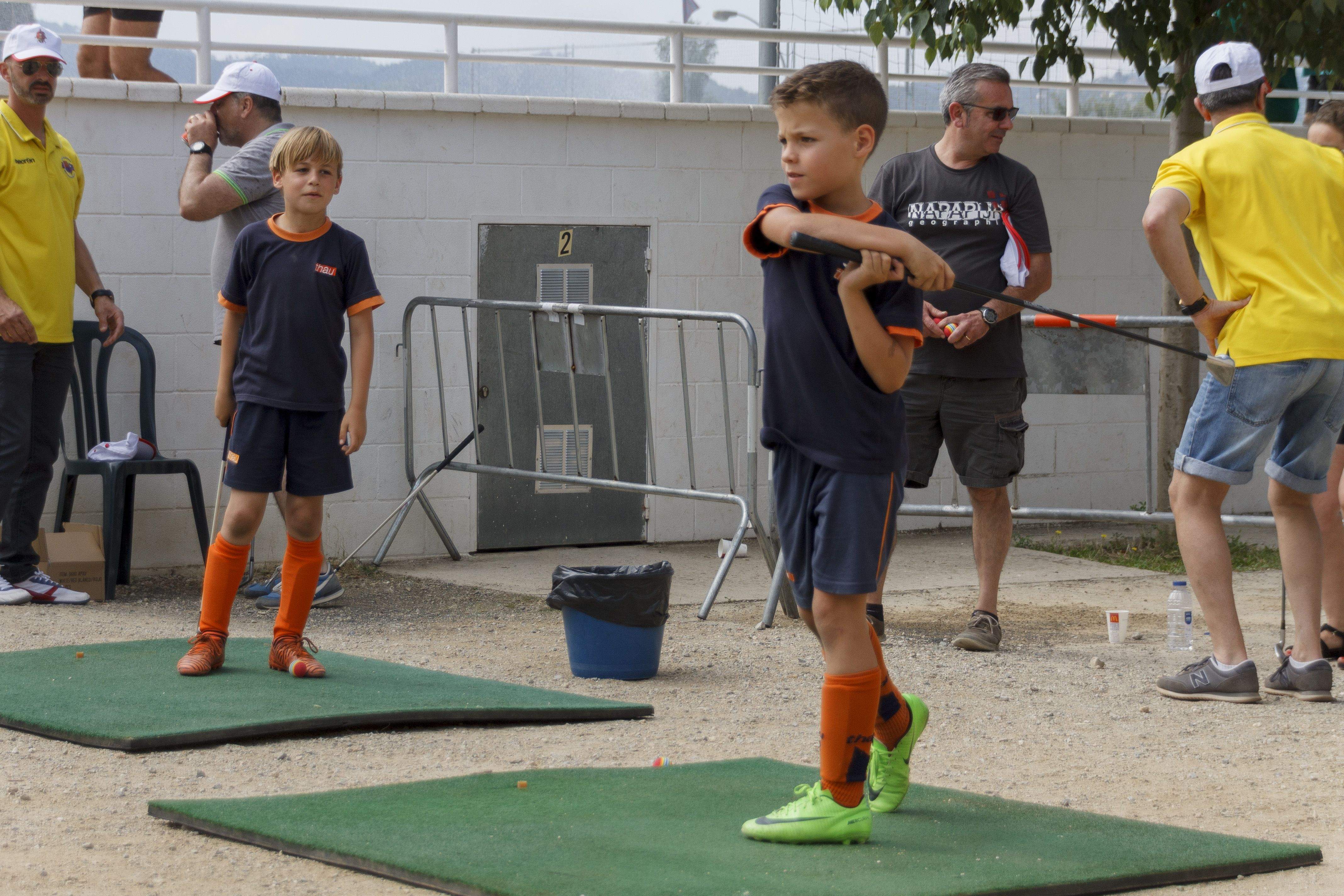 El Club de Golf Sant Cugat s'ha estrenat com a entitat a la Festa de la Infància. FOTO: Paula Galván El Club de Golf Sant Cugat s'ha estrenat com a entitat a la Festa de la Infància. FOTO: Paula Galván