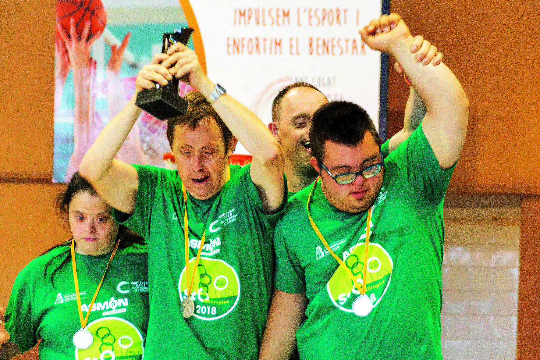 Jornada final de bàsquet dels StQlímpics. FOTO: Paula Galván