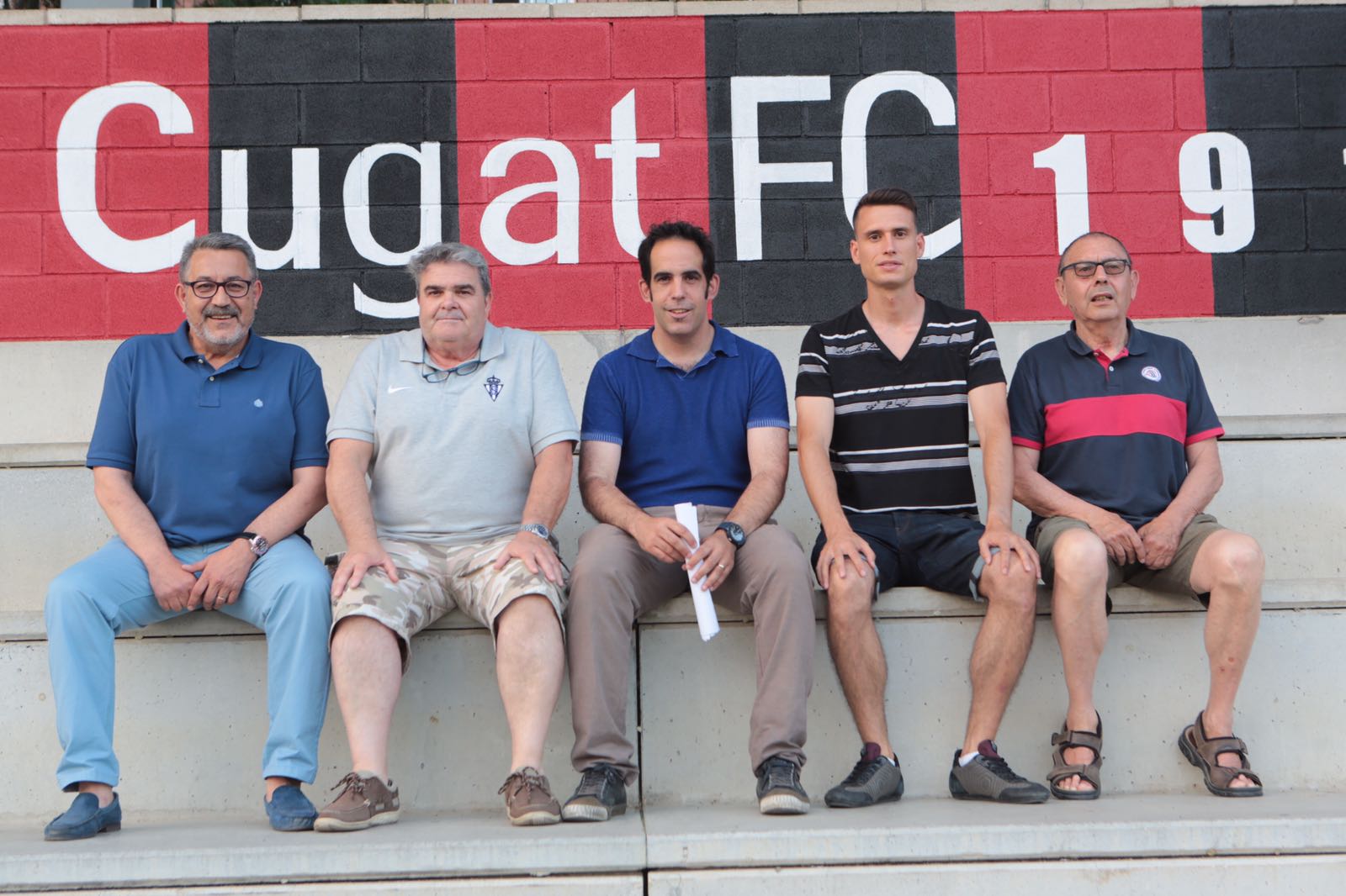 El cos tècnic del primer equip. FOTO: Artur Ribera