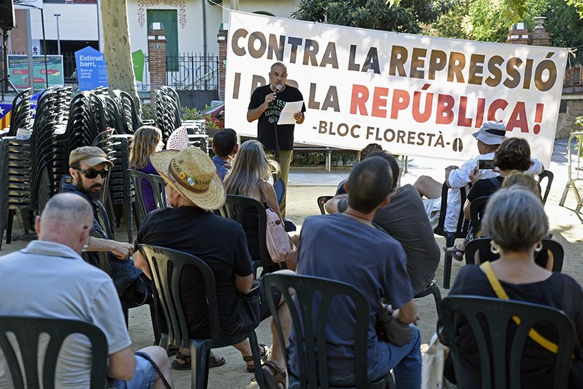 L'acte se celebrava a la plaça d'en Coll. FOTO: Bernat Millet