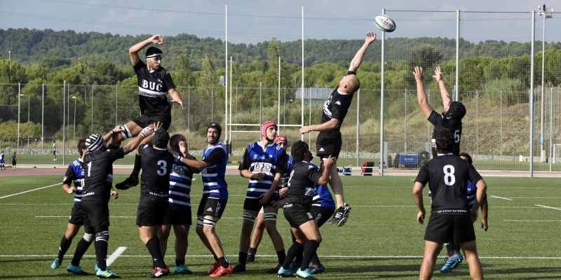El Club de Rugby Sant Cugat és 3r en la Divisió d'Honor B i ha guanyat els 3 últims partits de lliga. FOTO: Bernat Millet