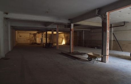 Imatge interior del local on s'ubicarà el menjador. FOTO: A. Ribera