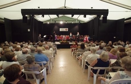 Unes 300 persones van omplir la Nau de Cultura. FOTO: A.Ribera