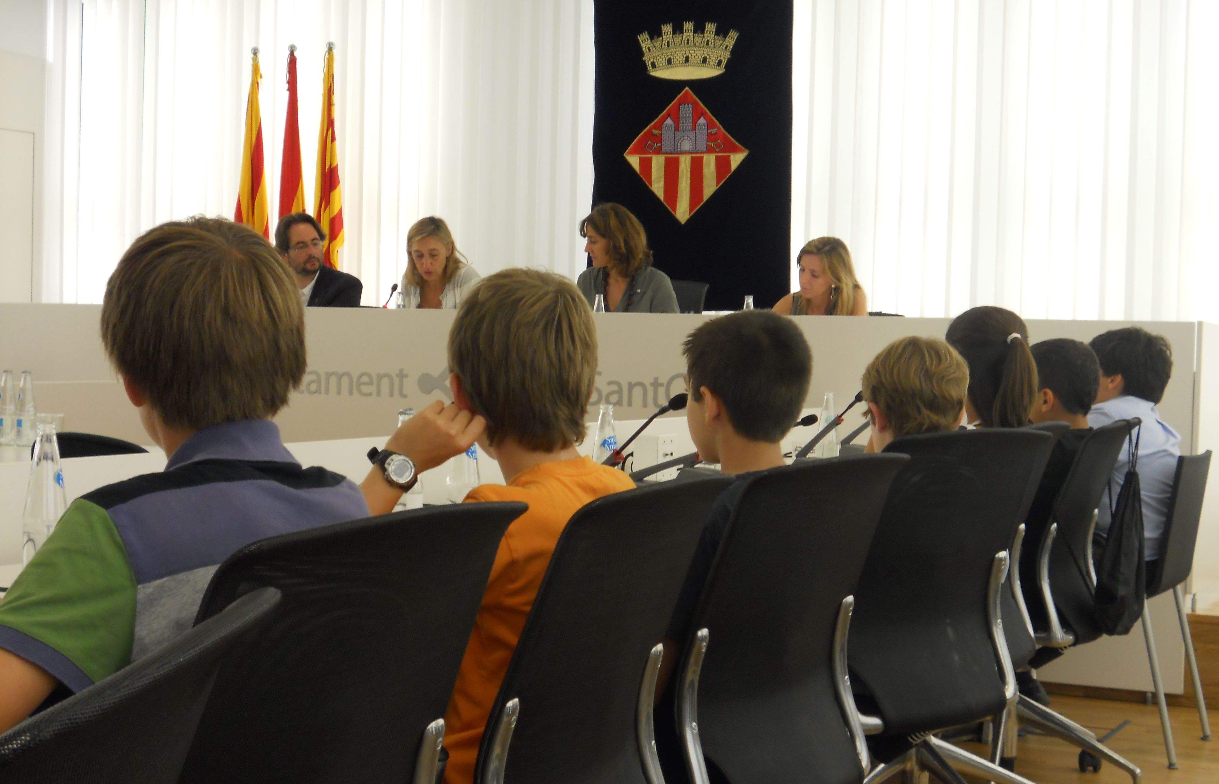 Les propostes s'han fet a la Sala de Plens de l'Ajuntament. FOTO: M. Sagalés