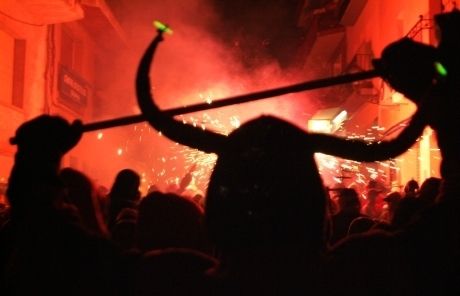 El foc un dels protagonistes de la festa. FOTO: LL. Llebot