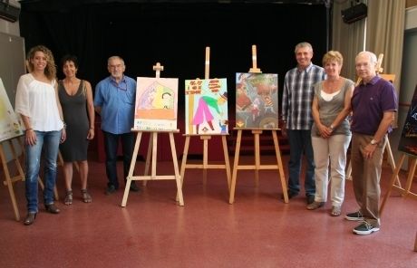 GFuanyadors i jurat del concurs de cartells de la Festa Major de Valldoreix. FOTO: Cedida