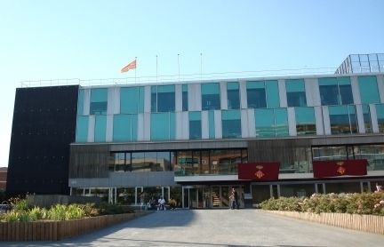 Façana Ajuntament Festa Major. FOTO: C. Caballé