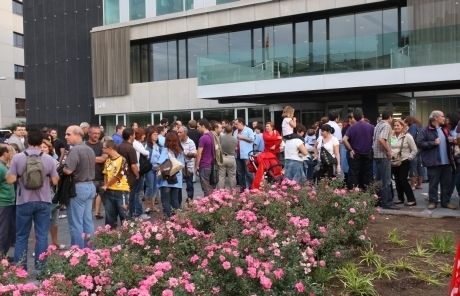El Comitè d'Empresa va presentar les seves demandes a l'Ajuntament. FOTO: A. Ribera