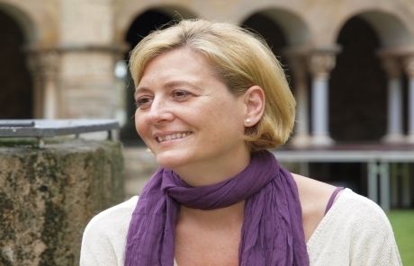 El Claustre va acollir l'entrevista amb l'Helena Mora. FOTO: A. Ribera