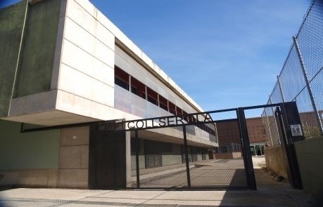 Entrada CEIP Collserola. FOTO: Arxiu