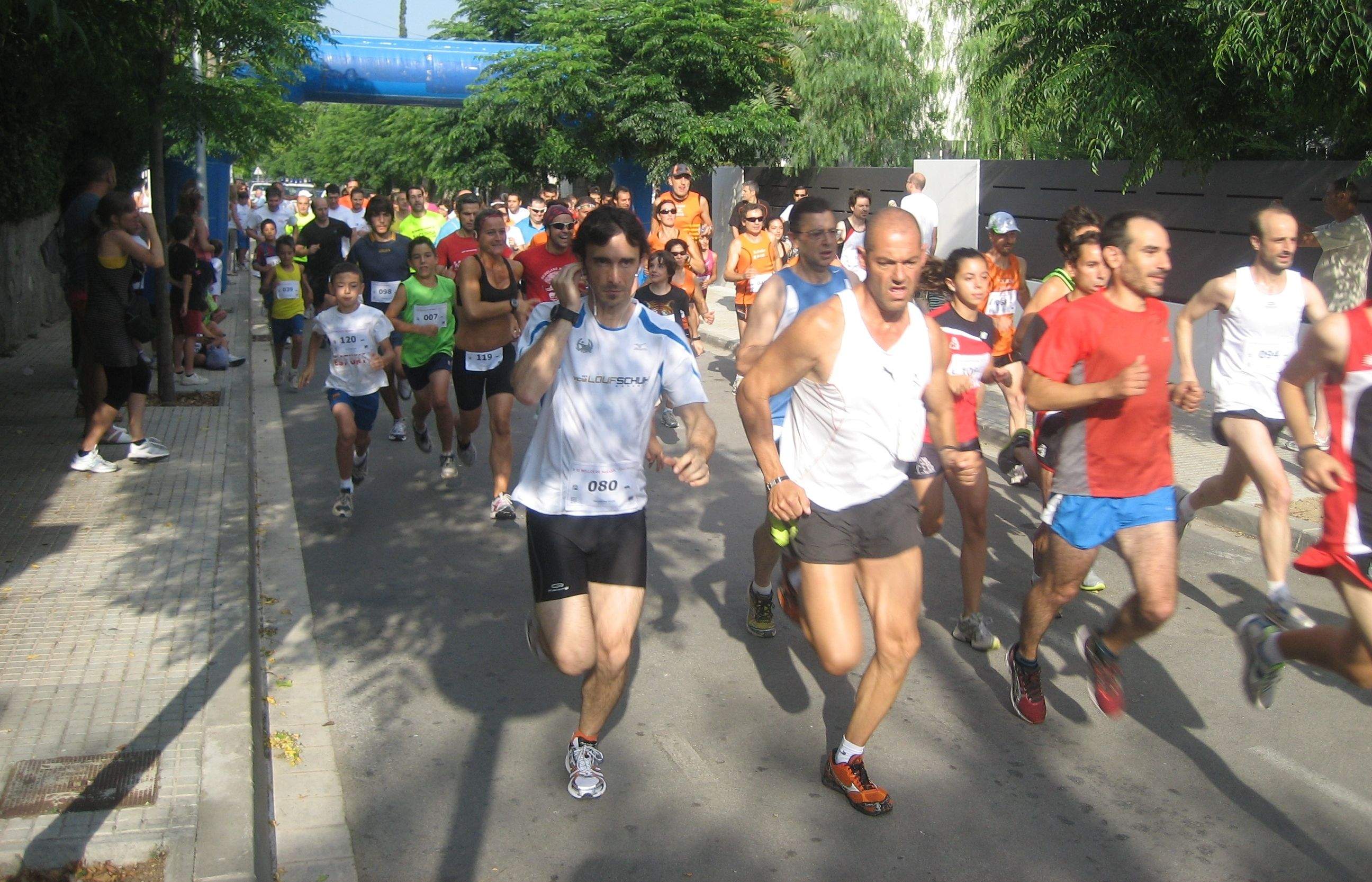 El Passeig de Sevilla ha estat el punt de sortida i arribada. FOTO: X. Fernández