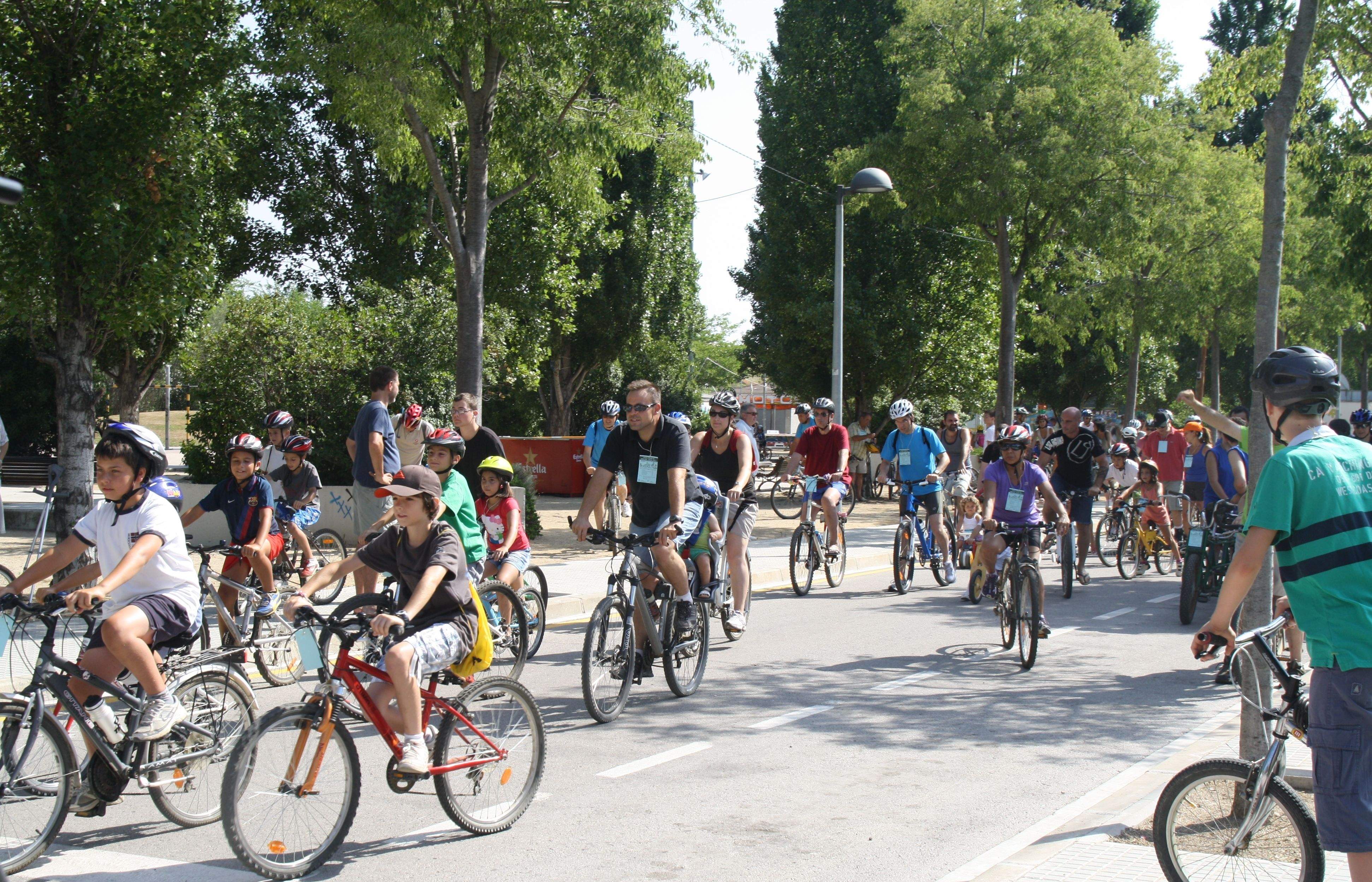 La bicicletada ha estat l'últim acte esportiu de la festa major. FOTO: N. López González