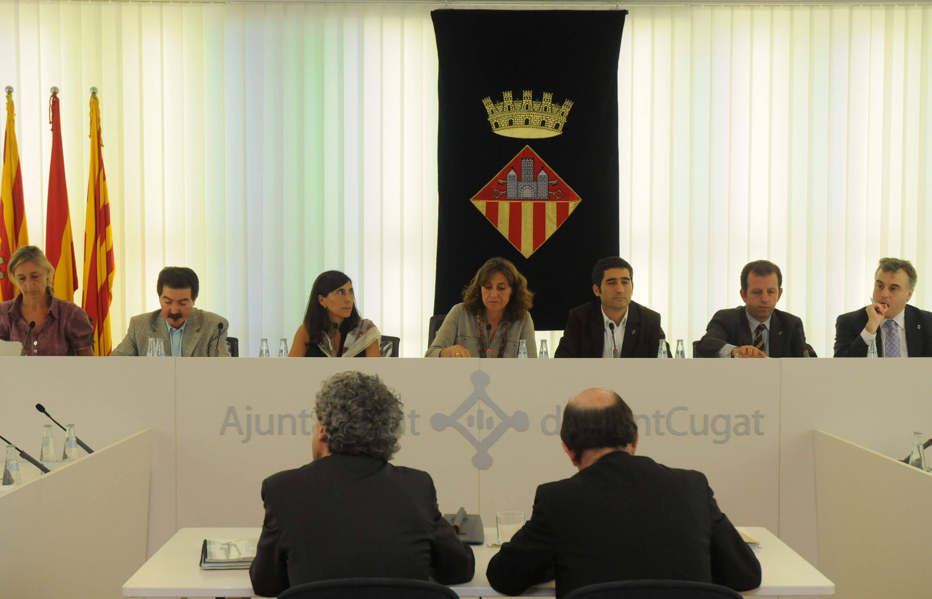 Mercè Conesa va presidir el Ple extraordinari. FOTO: David Fernández