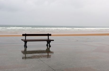 Banc, solitud i mar brava. FOTO: Albert Pascual i Farran