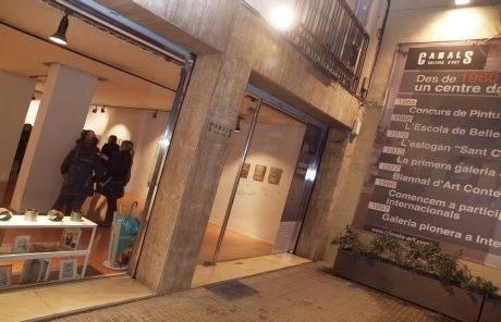 Canals Galeria d'art es va inaugurar fa 38 anys. FOTO: Artur Ribera