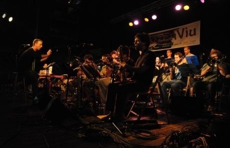 L'actuació de la Big Band a la Festa Major. FOTO: D. Fernández