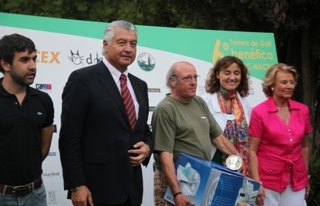 Tizón, Hevia, Ventura, Conesa i Martí en el lliurement de premis als guanyadors. FOTO: I. Massafret