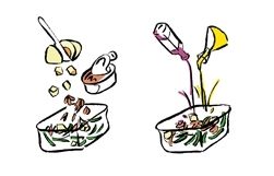 Il·lustració feta per alumnes de l'Escola d'Art