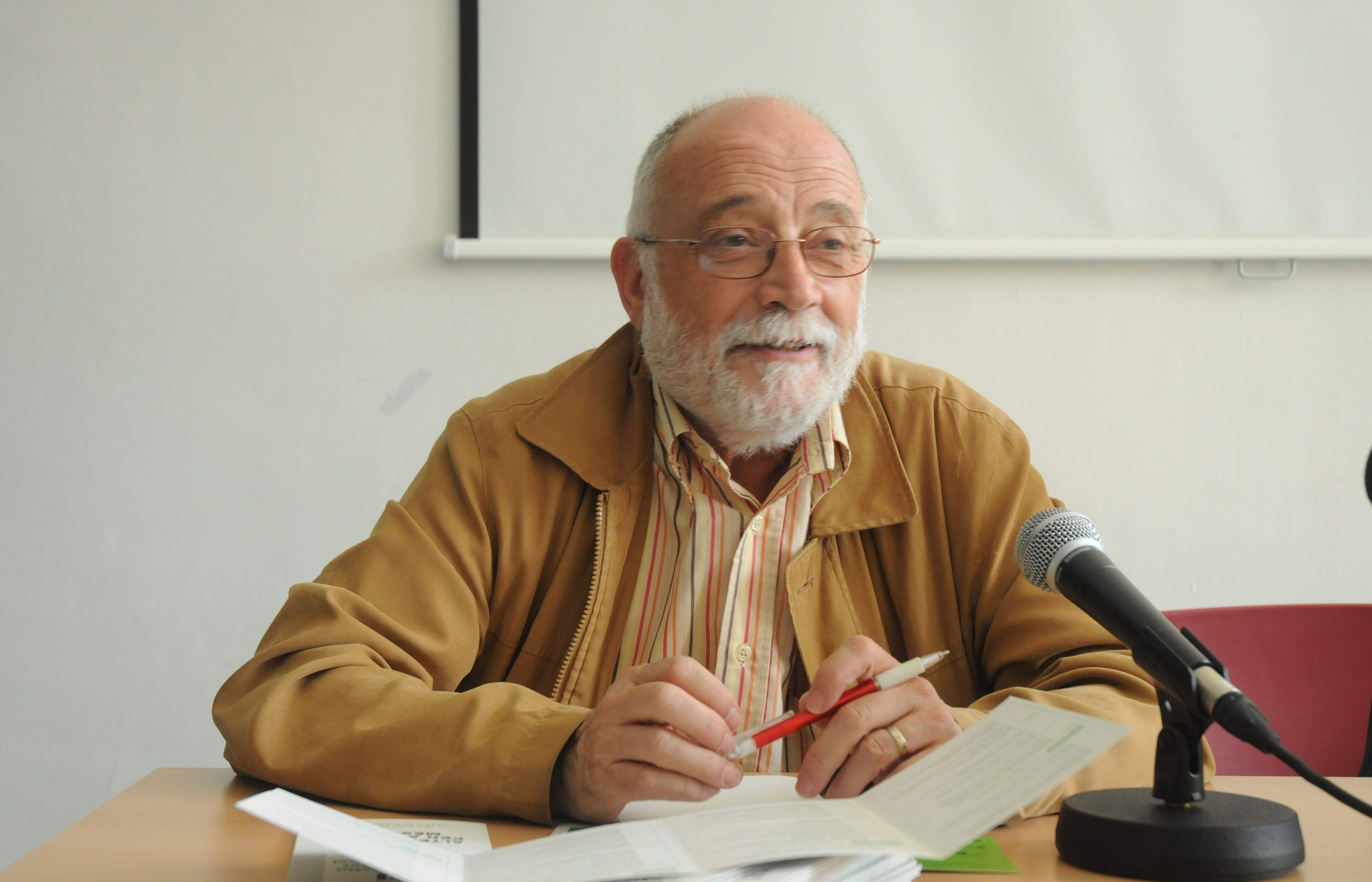 Oliveres en la roda de premsa de presentació del curs d'aquest any. FOTO: D. Fernández