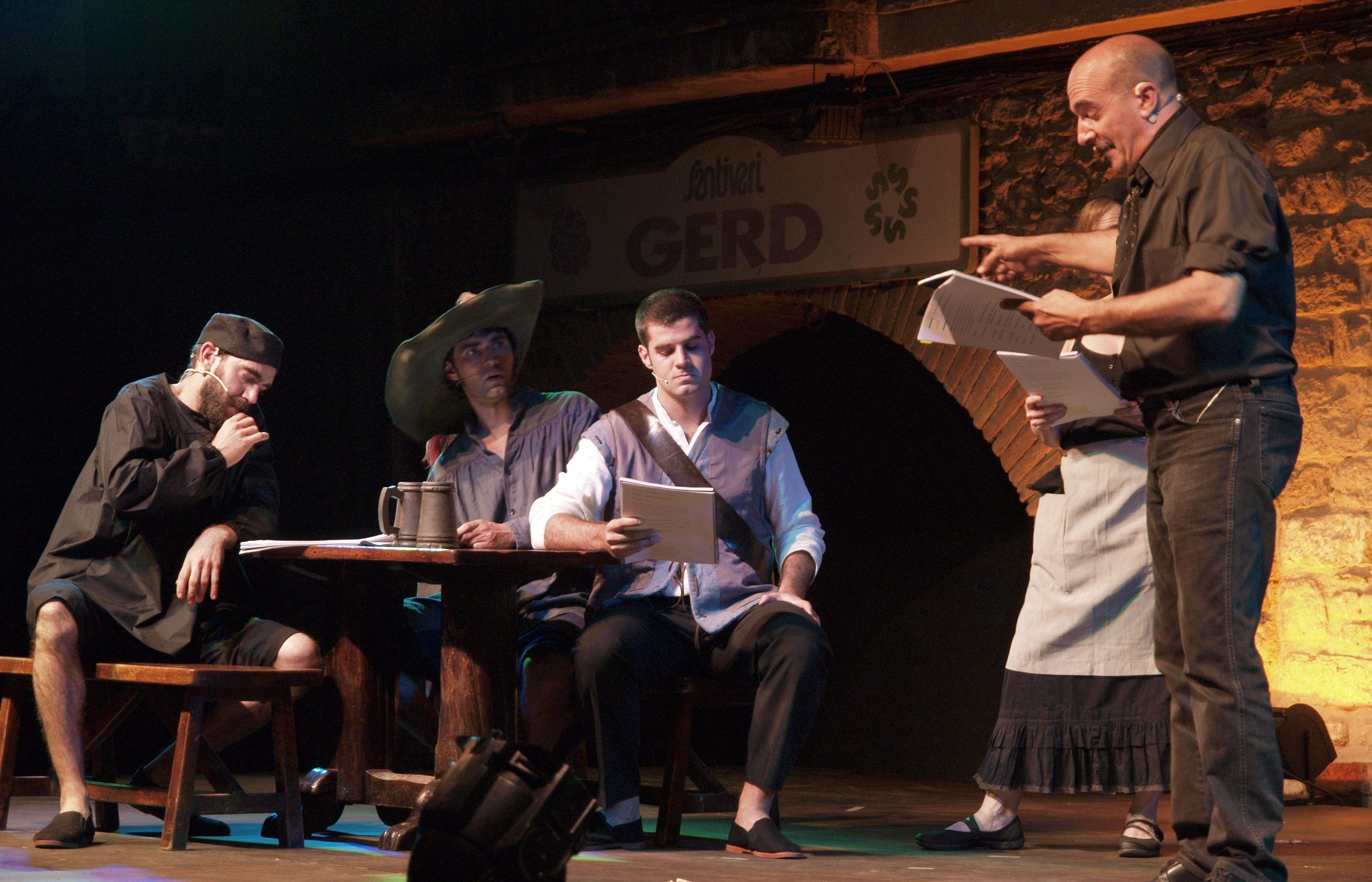 Imatge de l'espectacle de 'La filla del Carmesí'. FOTO: A. Ribera