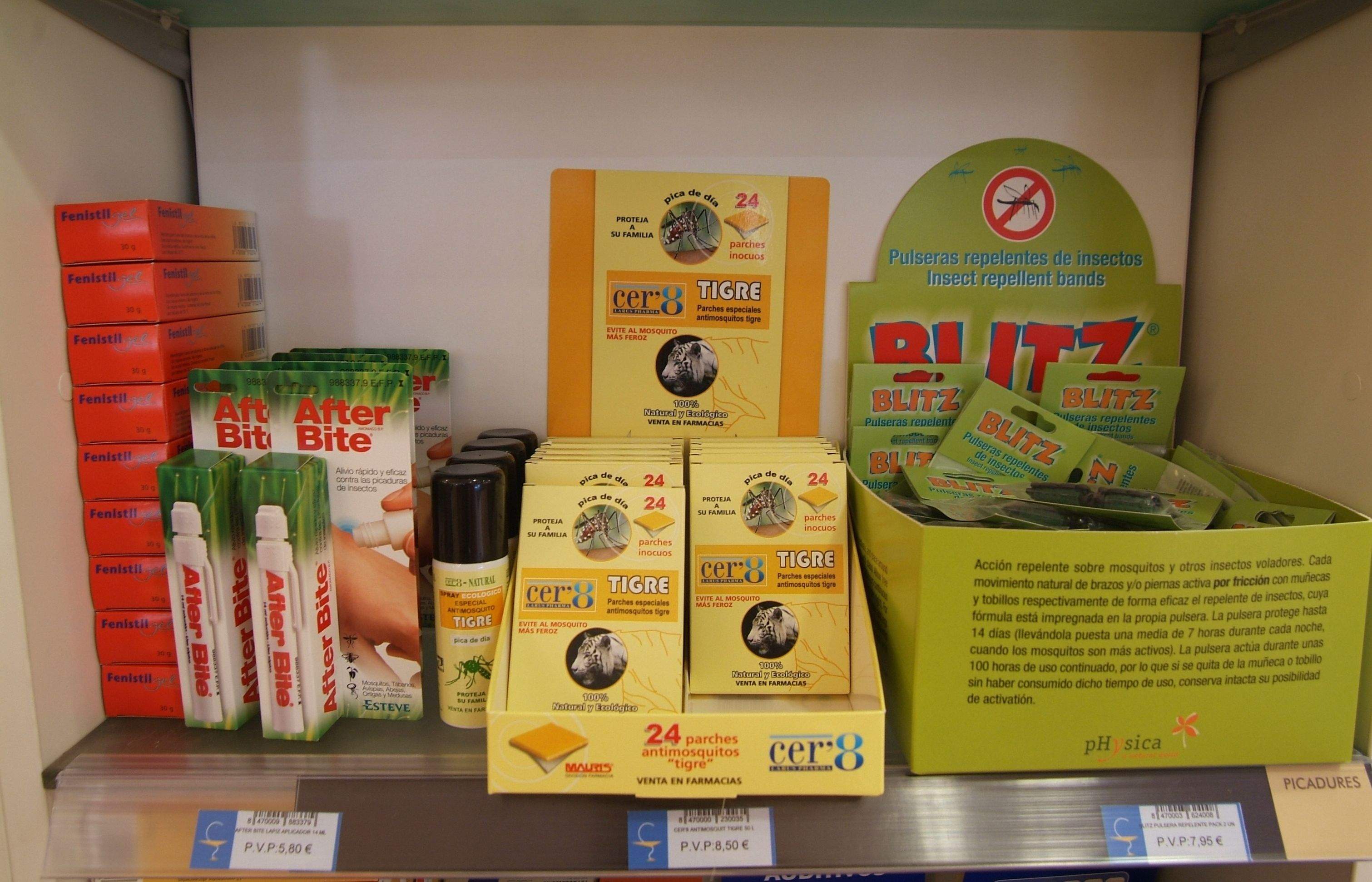 El mercat farmacèutic ofereix diferents productes per frenar el dolor de les picades. FOTO: Arxiu