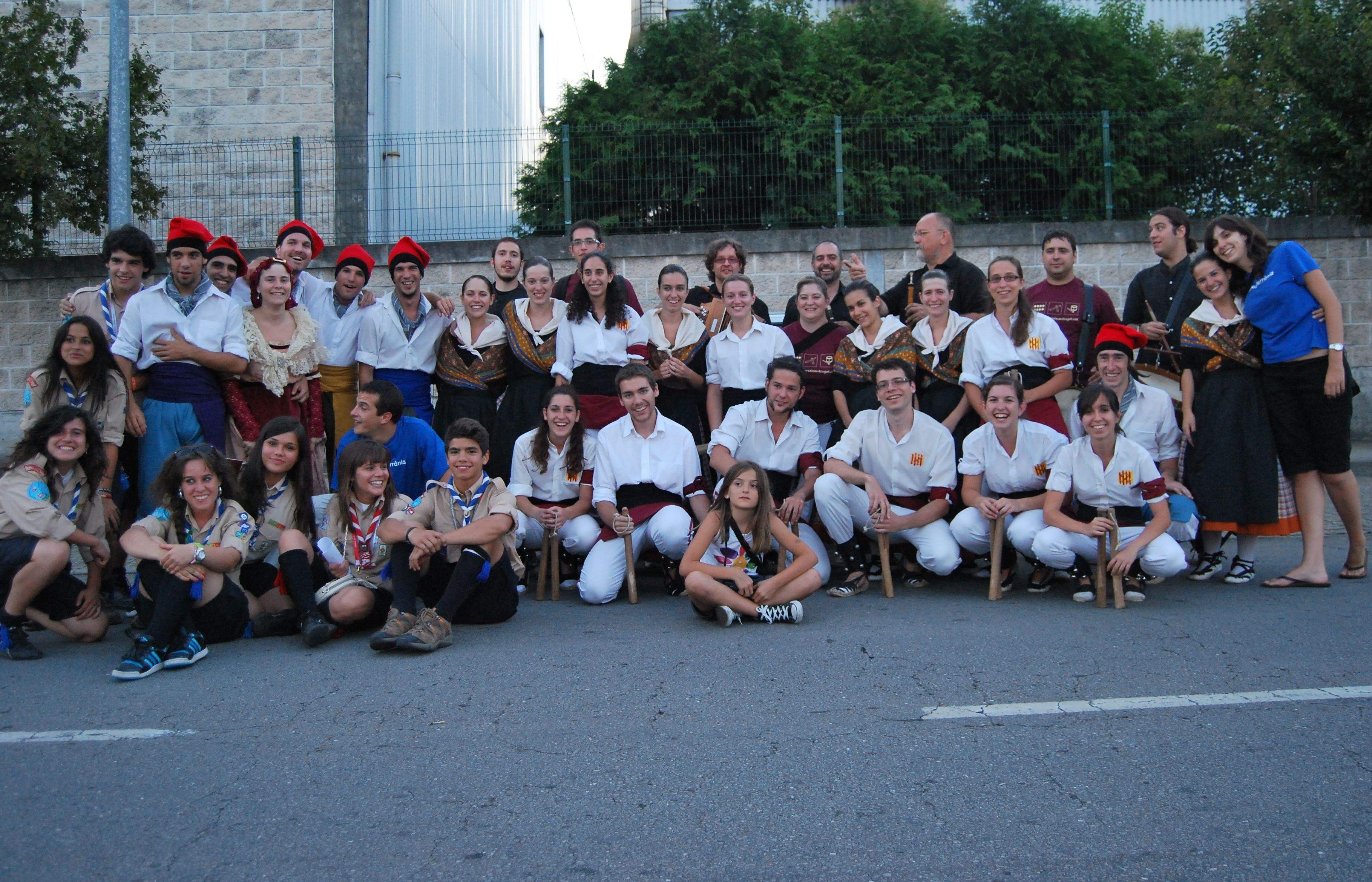 Tota l'expedició del Grup Mediterrània. FOTO: Cedida