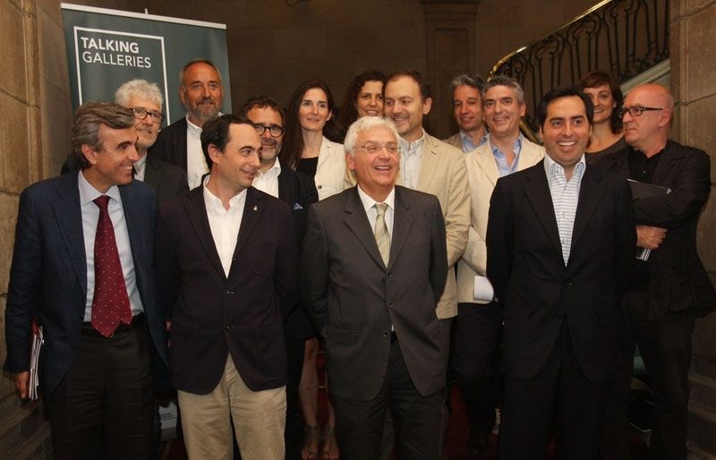 Presentació de "Talking Galeries" a la Generalitat. FOTO: Cedida