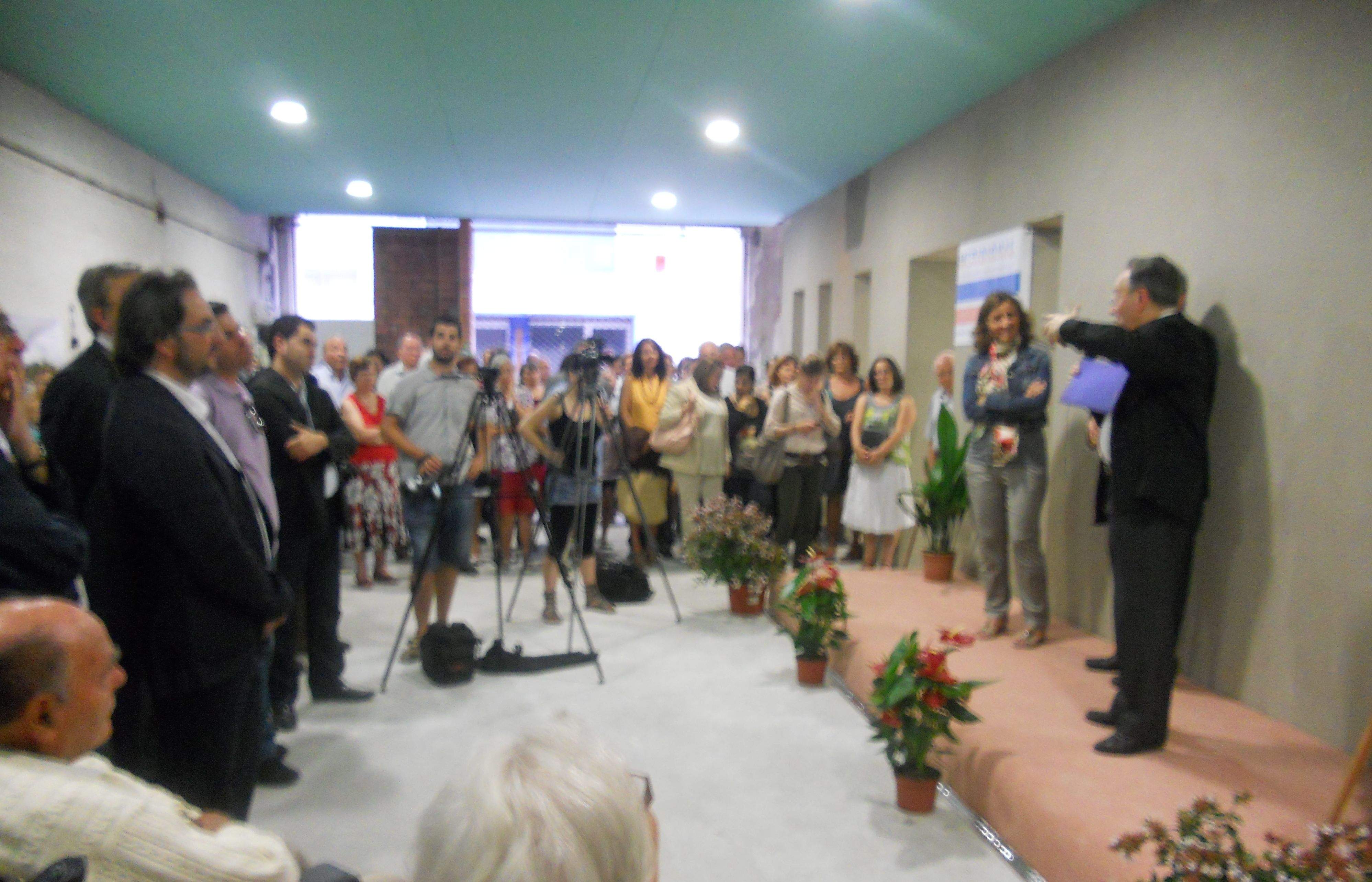 Blanquer explica com quedarà distribuït el nou espai. FOTO: M. Sagalés