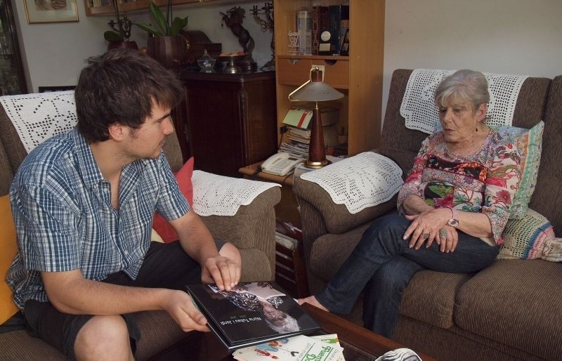 Núria Tubau a casa seva de Sant Cugat. FOTO: Arxiu