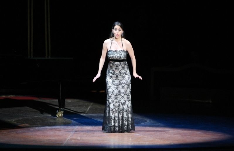 La soprano santcugatenca en una actuació. FOTO: Ll. Llebot