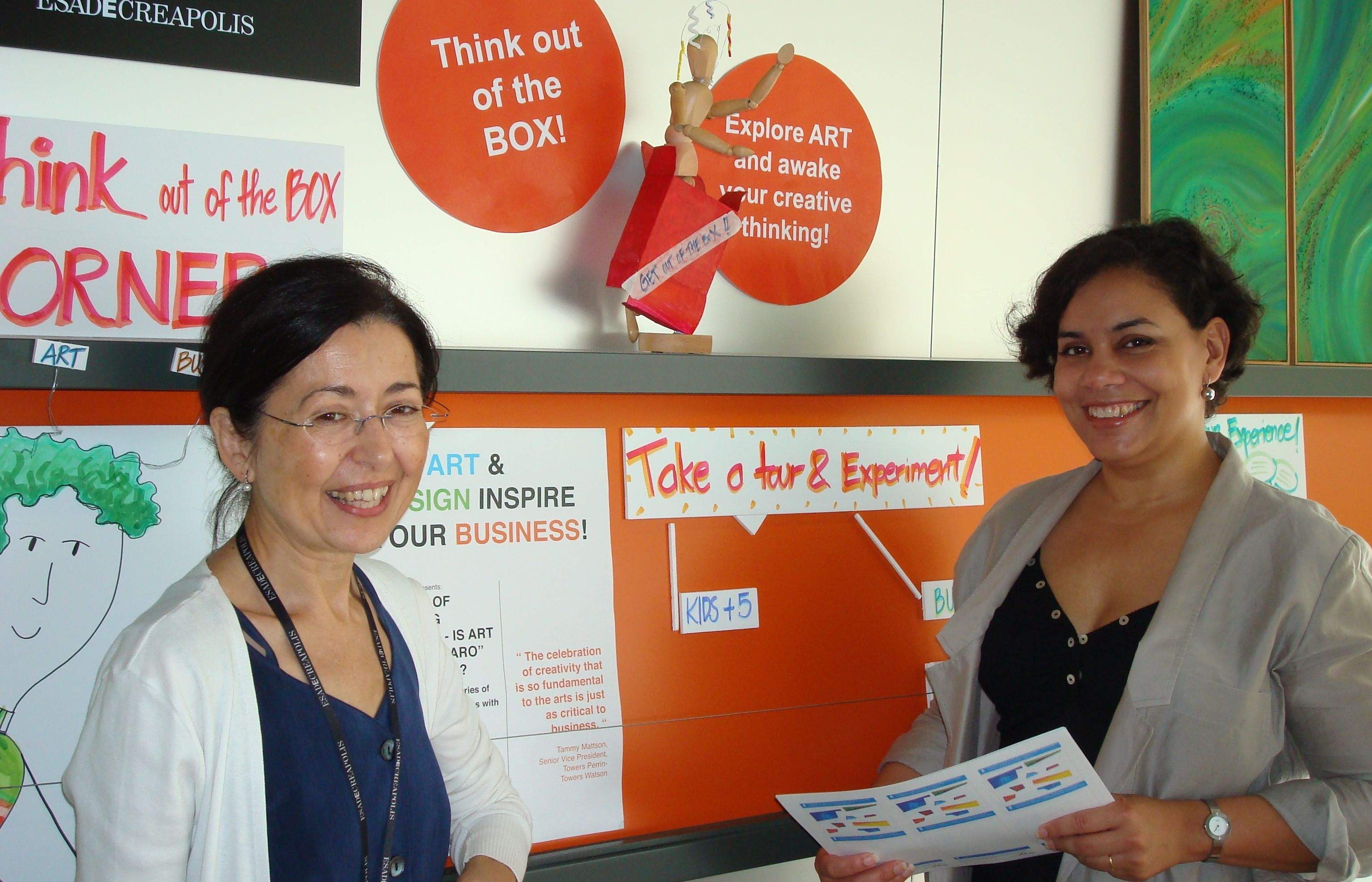 Montse Marsal i Alexandra Etel són les artífexs de l'experiment "Bicho raro". FOTO: C. Caballé