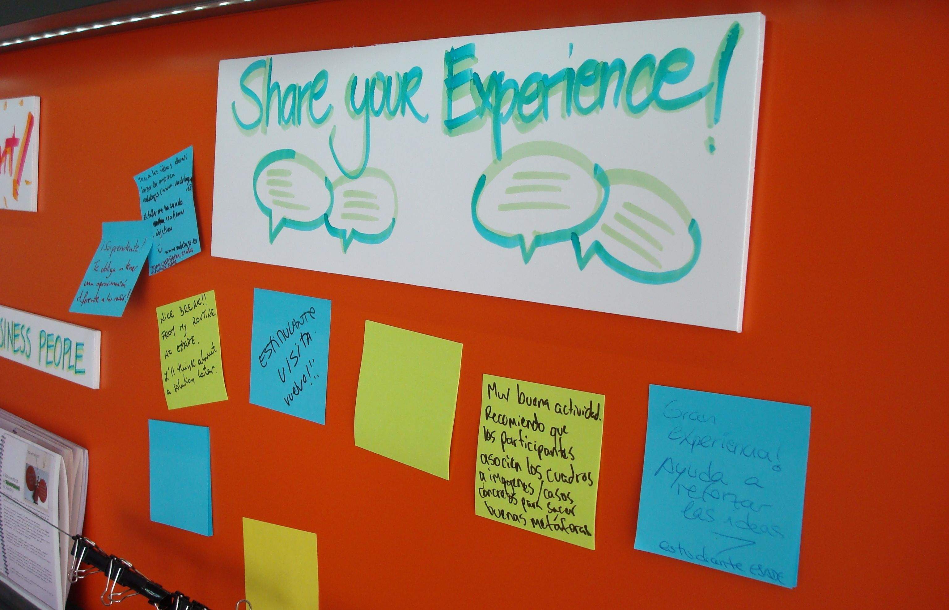 Qui realitza l'experiment pot compartir la seva experiència. FOTO: C. Caballé