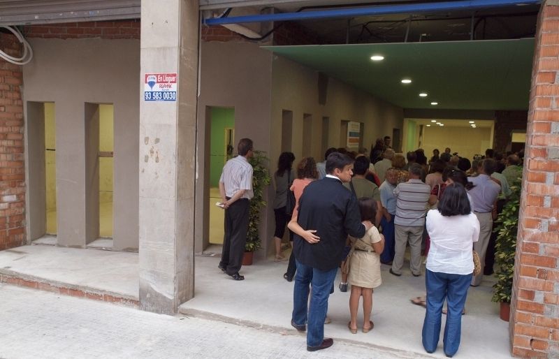 En la visita d'obres es va assegurar que per la tardor, estarà en funcionament. FOTO: A. Ribera