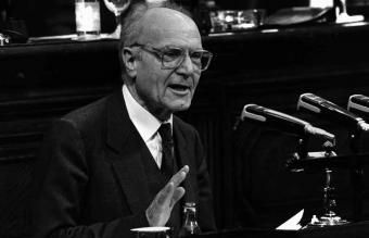 Heribert Barrera en una foto d'arxiu al Parlament, FOTO: Arxiu