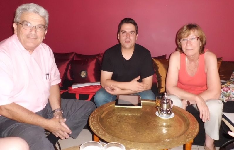 D'esquerra a dreta, Pau Alonso, Joan Calderon i Roser Casamitjana FOTO JR Armadàs