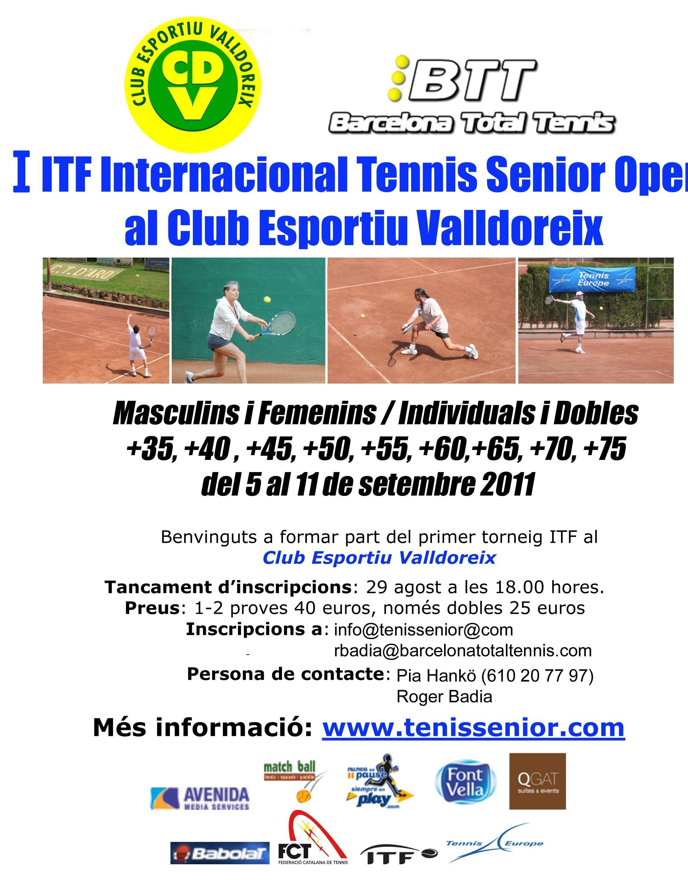 Aquest és el cartell del torneig internacional