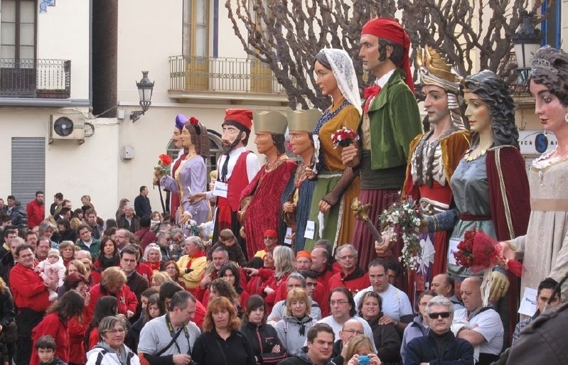 Trobada gegantera. FOTO: Arxiu