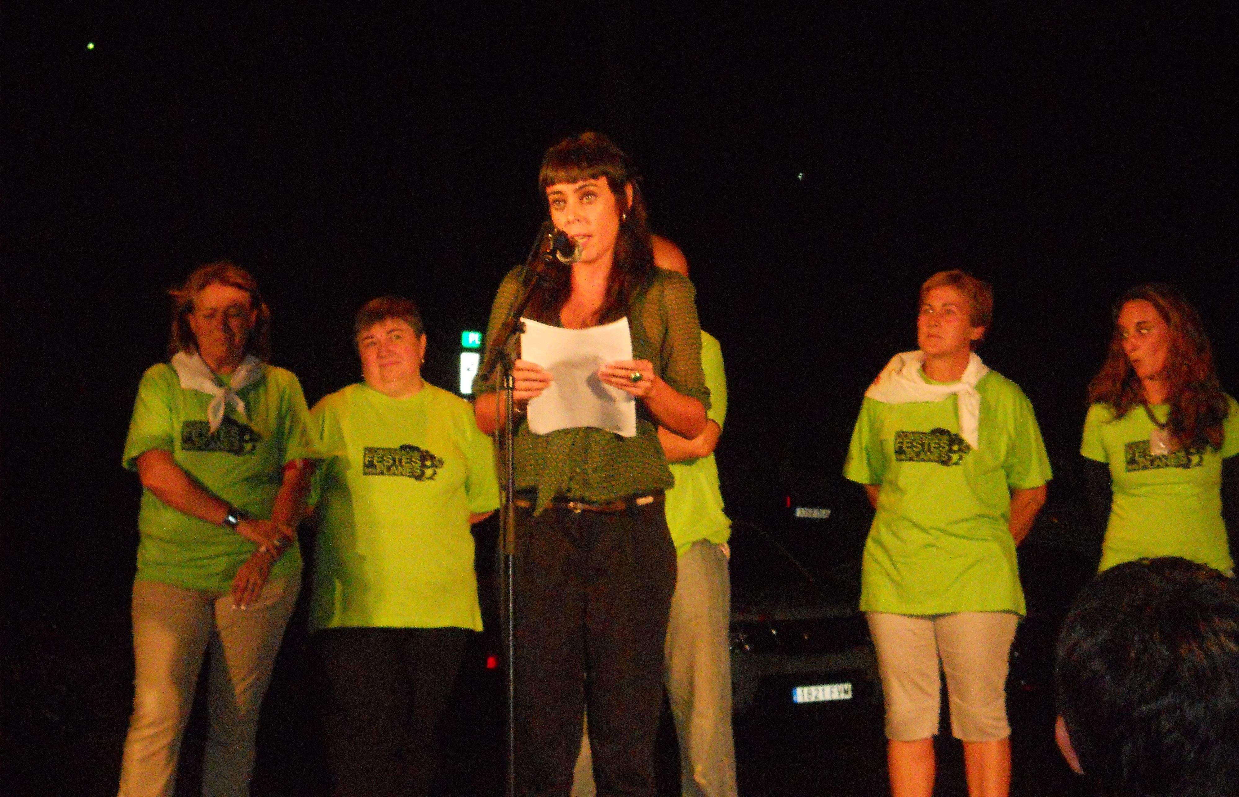 Majo Hernández, pregonera de la Festa Major. FOTO: B. Bella
