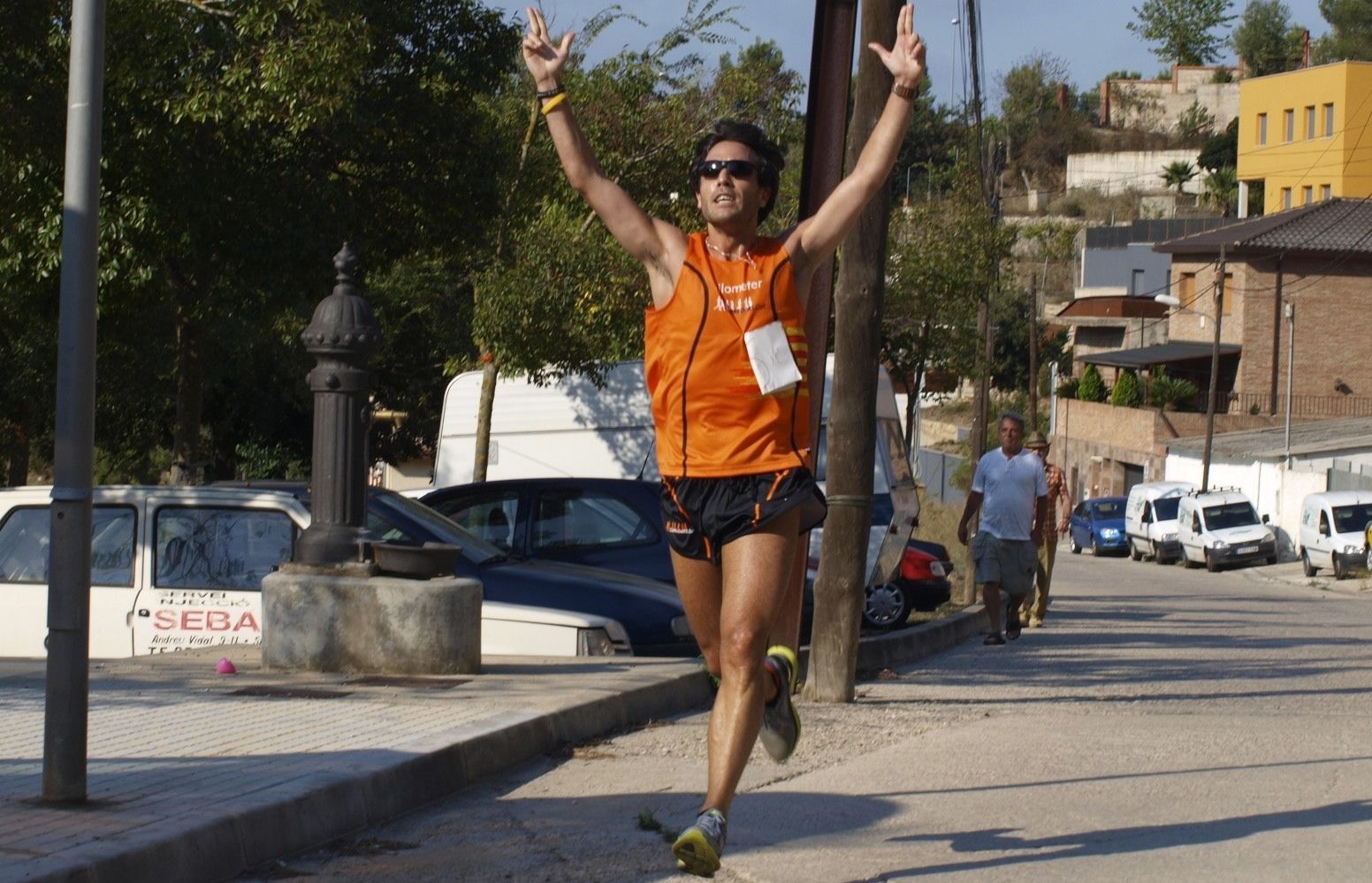 José Luís Cabrera creua la línia de meta. FOTO: Pere Fernández