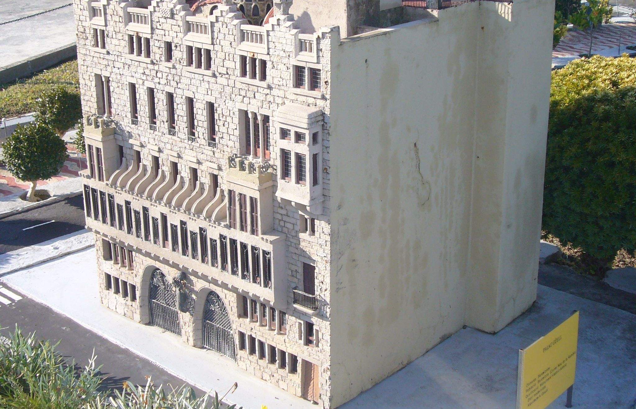 La maqueta del Catalunya en miniatura del Palau Güell. FOTO: Cedida