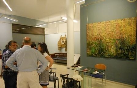 L'Espai Lluís Ribas amb obra de Grau-Garriga. FOTO: B. Bella