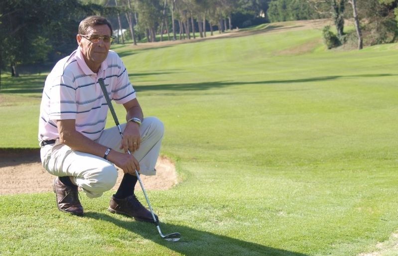 Richard Martínez, al Club de Golf Sant Cugat. FOTO: A. Ribera