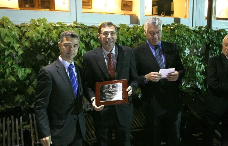 Tibau, Martínez i Hevia durant l'acte. FOTO: A. Ribera