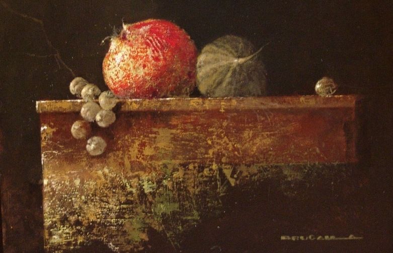 Una de les pintures de Josep Brugalla. FOTO: Cedida