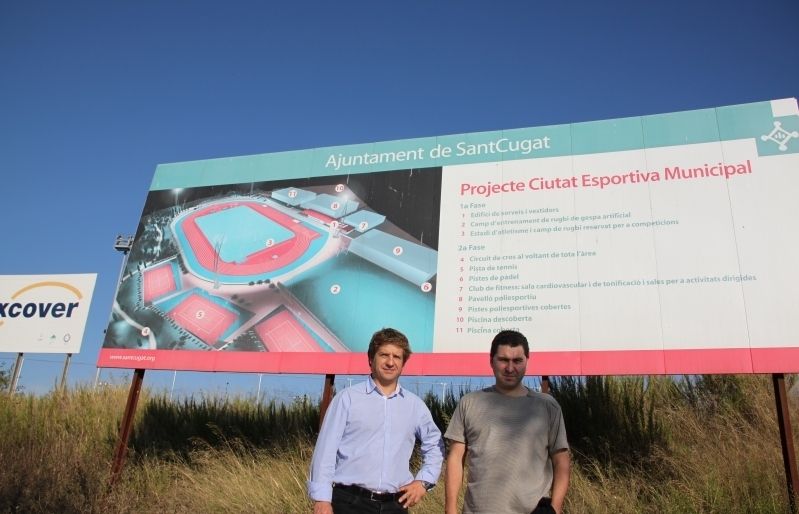 Pere Soler i Ferran Villaseñor a la ZEM La Guinardera. FOTO: I. Massafret