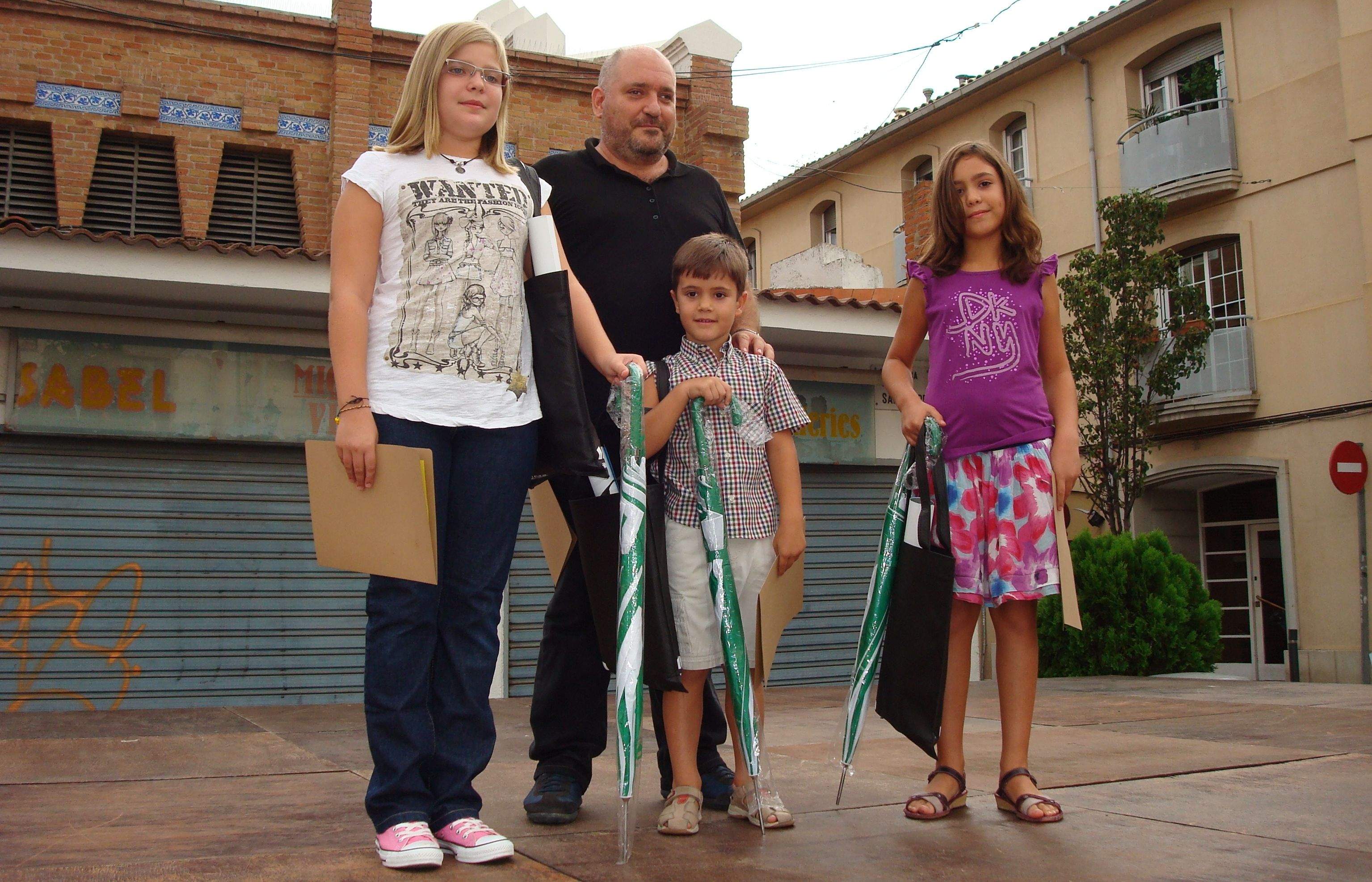 Els nens i nenes premiats en el concurs. FOTO: C.Caballé